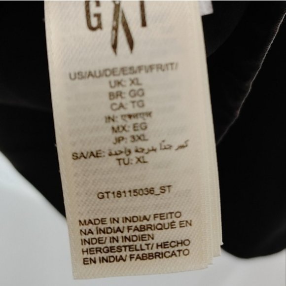 Good threads black blouse ruffle sleeve xl - Picture 5 of 6